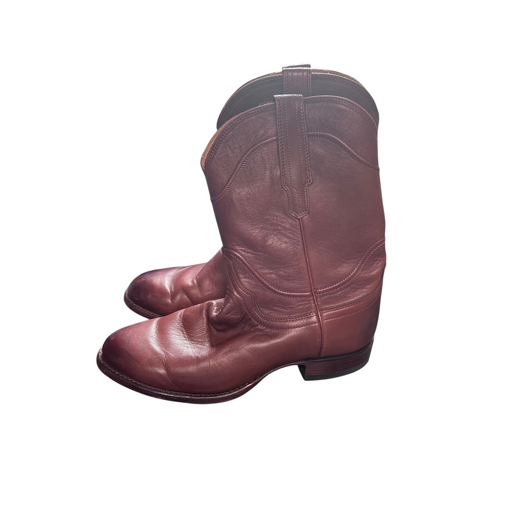 Tecovas The Earl Roper Calfskin Leather Western Cowboy Boots Round Toe 9.5 EE - Picture 3 of 9